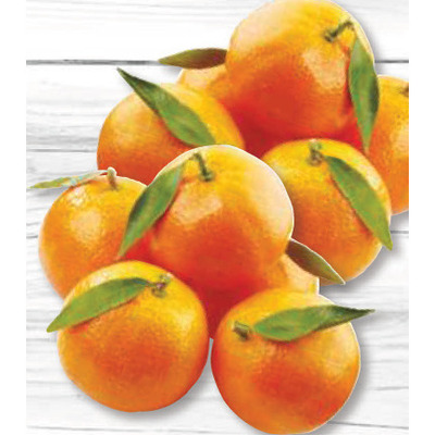 CLEMENTINES WITH LEAF