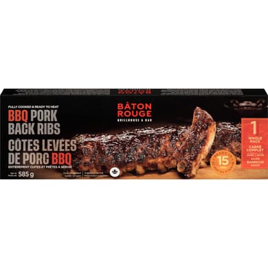 BATON ROUGE BBQ PORK BACK RIBS 585G