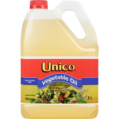 UNICO VEGETABLE OIL 3L 