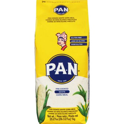 PAN WHITE CORN MEAL 1KG