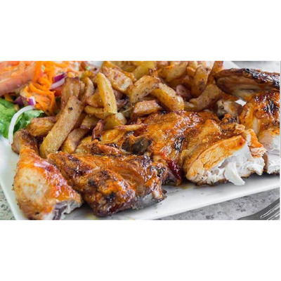 COMBO FAMILIAL DE POULET ENTIER PORTUGAIS - FRITES, SALADE, BOISSON